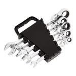 Amazon Basics Ratchet Wrenches Set, Flexible Metric Flex Head, 5-Piece