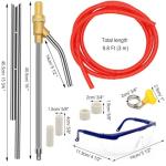 Pressure Washer Sandblasting Kit, 5000 PSI Wet Sandblaster Attachment, Power Washer Sandblasting with Replacement Ceramics Nozzle, 1/4 Inch Quick Disconnect Sandblasting Kit
