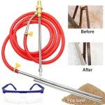 Pressure Washer Sandblasting Kit, 5000 PSI Wet Sandblaster Attachment, Power Washer Sandblasting with Replacement Ceramics Nozzle, 1/4 Inch Quick Disconnect Sandblasting Kit