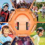 PROHEAR 032 Kids Ear Protection – Ear Muffs for Noise Reduction, 25NRR Noise Cancelling Headphones for Toddlers, Autism, Sensory Use, Hearing Protection – Orange