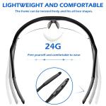 OXG 12 Pack Anti Fog Clear Safety Glasses for Men, ANSI Z87.1 Safety Goggles Impact Scratch Resistant Eye Protection for Shooting, Work, Construction