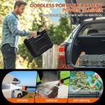 Cordless Pressure Washer Electric Battery Powered, Portable Car Pressure Washer Handheld with 6-in-1 Nozzle,17FT Drain Hose,Power Cleaner for Patio Floor Fence Deck Indoor