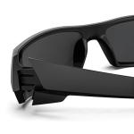 WISTON Z87 Sunglasses Wrap Around Sunglasses for Men Rectangular Safety Glasses UV400 for Sport Working 8231 Matte Black/Grey Lens