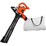 BLACK+DECKER Corded Leaf Blower Leaf Vacuum and Leaf Mulcher 3-in-1, Up to 230 MPH, 12 Amp Handheld Blower and Vacuum Combo (BV3600)