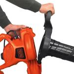 BLACK+DECKER Corded Leaf Blower Leaf Vacuum and Leaf Mulcher 3-in-1, Up to 230 MPH, 12 Amp Handheld Blower and Vacuum Combo (BV3600)