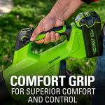 Greenworks 40V (130 MPH / 550 CFM / 75+ Compatible Tools) Cordless Brushless Axial Leaf Blower, Tool Only