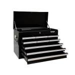 Workington Professional Industrial Portable Metal Tool Chest with 9 Drawers, 26" 9-Drawer Tool Chest Cabinet with Ball Bearing Drawer Slides, Steel Tool Storage Box Organizer 4016 Black