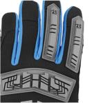 HART Performance Impact Gloves, Black and Blue, Medium, Work Gloves with Grip Protection