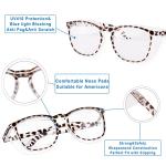 SQIMZAR 4 PCS Safety Glasses Goggles For Women Nurses Protective Eyewear,Anti Fog Safety Goggles