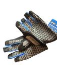 HART Performance Impact Gloves, Black and Blue, Medium, Work Gloves with Grip Protection