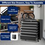Rolling Tool Chest, 6 Drawers Tool Storage Cabinet with Wheels, Portable Tool Cabinet Organizer with Locking System & Drawer Liners,Universal Lockable Wheels, Tool Storage Cart for Garage, Workshop