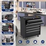 Rolling Tool Chest, 6 Drawers Tool Storage Cabinet with Wheels, Portable Tool Cabinet Organizer with Locking System & Drawer Liners,Universal Lockable Wheels, Tool Storage Cart for Garage, Workshop