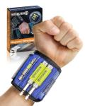 Wisechain Ultra-Strong Magnetic Wristband with 10 Powerful Magnets - Hands-Free Tool & Hardware Holder for Fitness, Fishing, DIY Projects