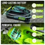 STEELITE Hedge Trimmer Cordless, 21V Handheld Shrub & Bush Trimmer Electric with 2.0Ah Battery, Fast Charger, Mini Grass Trimmer for Effortless Trimming