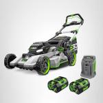 EGO POWER+ Electric Lawn Mower, Self-Propelled Cordless with Select Cut and Touch Drive, Includes (2) 56V 6.0Ah Batteries and Rapid Charger - LM2134SP-2