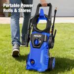 FAYLOV Pressure Washer, 2026 Upgraded Power Washer with No-Bend 360° Nozzle, Pressure Washer Foam Cannon & 4-Nozzle Set, Portable Pressure Washer for Cars & Undercarriage Cleaning Vehicles