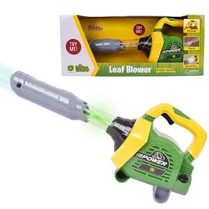 John Deere Leaf Blower Toy for Kids – Pretend Construction Tool with Lights and Sounds | Blows Real Air