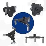 WORKPRO Universal Oil Filter Wrench Adjustable, Magnetic Oil Filter Removal Tool, Oil Filter Change Set, Ideal for Engine Filters, Conduit, & Fittings…