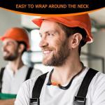 8 Pairs Ear Plugs Banded for Shooting Range Noise Cancelling Reusable Washable Ear Protection with Silicone Tips for Construction Lawn Mowing Welding Worker Shooter Hearing Protection