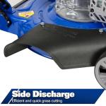 BILT HARD 20'' Push Gas Lawn Mower, 144cc 4-Cycle OHV Engine Walk Behind Lawnmower, Side Discharge with 8-Position Adjustable Cutting Heights for Lawn, Yard and Garden