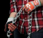 MAGID T-REX Flex Series ANSI A4 Foam Nitrile Coated Impact Gloves, 1 Pair, Size 9/Large (TRX443)