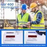 OXG 6 Pack Tinted Safety Glasses for Men Women, ANSI Z87.1 Work Glasses Anti Scratch Protective Eyewear with UV400 Protection