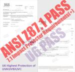 HTS HUNTERSKY ANSI Z87 Anti Fog Lab Safety Glasses Over Eyeglasses Integrated Side Shields, 100% UV Protective Goggles 3906L