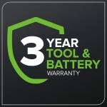 Greenworks 24V 24" (1.1" Cutting Capacity/Rotating Handle) Brushless Hedge Trimmer Cordless, 2.0Ah Battery and Charger Included