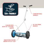 American Lawn Mower Company 1415-16SK2 16-Inch 5-Blade Push Reel Lawn Mower with Sharpener