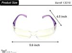 G & F Products EyePRO Safety Glasses, Impact Resistant, UV400 Protection, Clear Polycarbonate Lenses, Scratch & Anti-Fog, ANSI Z87.1 Certified, Adjustable Temples, Unisex, 6/12 Pack