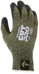 MCR Safety 9389L KS-5 Kevlar/Stainless Steel 13 Gauge Men's Gloves with Latex Dip Palm and Fingers, Black, Large, 1-Pair