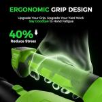 Leaf Blower Cordless, 650CFM Electric Leaf Blower with 2 x 5.0Ah Batteries and Charger, 6-Speed Modes, Brushless Motor, Powerful Blowers for Lawn Care, Yard, Patio, Dust, Blowing Leaves