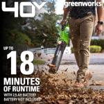 Greenworks 40V 21" Self-Propelled Mower,Axial Leaf Blower,12" String Trimmer with Batteries and Chargers