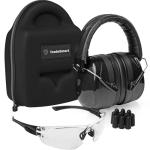 TradeSmart All-in-One Shooting Ear Protection - Comfort+ NRR 28 Earmuffs, Glasses & Earplugs + Carry Case