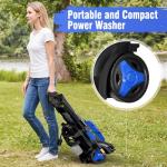 Pressure Washer, Power Washer with 4 Quick Connect Nozzles 1 Foam Cannon, Pressure Cleaning Machine for Cars/Fences/Driveways/Patios/Home Cleaning