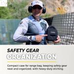 TradeSmart All-in-One Shooting Ear Protection - Comfort+ NRR 28 Earmuffs, Glasses & Earplugs + Carry Case
