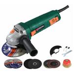 Angle Grinder, 7.5-Amp 4 1/2 Angle Grinder Tool, Variable Speed Angle Grinder, Electric Grinder Power Tools with Grinding, Polishing and Rust Removal Capabilities, Non-Slip and Shockproof Handle