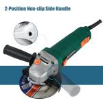 Angle Grinder, 7.5-Amp 4 1/2 Angle Grinder Tool, Variable Speed Angle Grinder, Electric Grinder Power Tools with Grinding, Polishing and Rust Removal Capabilities, Non-Slip and Shockproof Handle