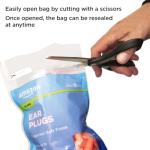 Amazon Basic Care Soft Foam Noise Cancelling Earplugs for Concerts, Hearing Protection, 100 Count (1 Pack of 50 Pairs)