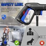 Electric Pressure Washer, 4000PSI 2.8 GPM Power Washer with Foam Cannon 35FT Hose Electric High Pressure Washer for Fences, Patios, Decks, Patios and Cars Powerwasher