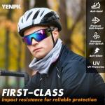 YENPK 12 Pack Safety Glasses, ANSI Z87.1+UV Protective Eyewear, Impact Resistant Anti-Scratch Safety Goggles for Men Women