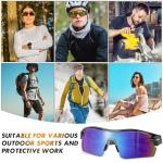 YENPK 12 Pack Safety Glasses, ANSI Z87.1+UV Protective Eyewear, Impact Resistant Anti-Scratch Safety Goggles for Men Women