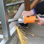 Extbtfor Angle Grinder,6.0-Amp Electric Angle Grinder Tool 4-1/2",11000RPM Metal Cutter Grinder with 4 Pcs Wheel for Cutting, Grinding, Polishing and Rust Removal