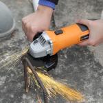 Extbtfor Angle Grinder,6.0-Amp Electric Angle Grinder Tool 4-1/2",11000RPM Metal Cutter Grinder with 4 Pcs Wheel for Cutting, Grinding, Polishing and Rust Removal