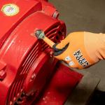 Klein Tools O5064 Adjustable Wrench, Extra-Capacity Jaw, Forged Heat-Treated Alloy Steel, SAE, Metric Scales, Plastic-Dipped Handle, 4-Inch