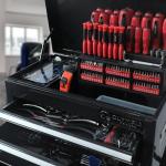 Olympia Tools 20-Inch Rolling Tool Cabinet with 5 Drawers - Mobile Tool Chest with Locking Storage for Garage and Workshop Organization