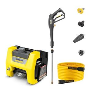 Kärcher Pressure Washer K1800PS Cube, CETA Certified, 3 Spray Nozzles, Detergent Tank, for Cars, Driveways, Siding, Patios, 1.2 max. GPM