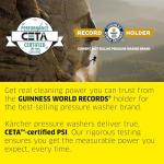 Kärcher Pressure Washer K1800PS Cube, CETA Certified, 3 Spray Nozzles, Detergent Tank, for Cars, Driveways, Siding, Patios, 1.2 max. GPM