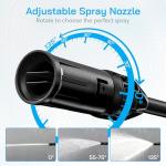 Electric Pressure Washer Power Washer Electric Powered Power Wash Power Washers with Adjustable Nozzle, Pressure Cleaning Machine with Foam Cannon for Cars, Fences, Driveways, Patios, Home Cleaning