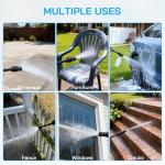 Electric Pressure Washer Power Washer Electric Powered Power Wash Power Washers with Adjustable Nozzle, Pressure Cleaning Machine with Foam Cannon for Cars, Fences, Driveways, Patios, Home Cleaning